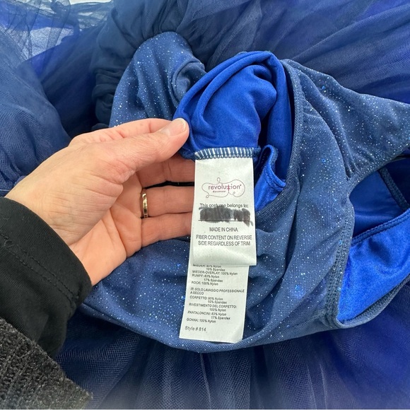 Revolution Small Adult Royal Blue A Little Night Music #814 Dance Tutu Dress - Picture 9 of 12